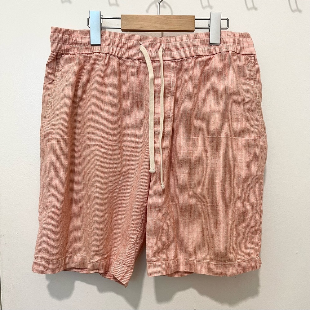 BANANA REPUBLIC 9” easy shorts medium salmon pink orange